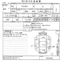 Honda VEZEL лот № 10152 оценка 3  с аукциона в Японии 10