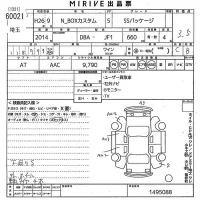 Honda N BOX лот № 60021 оценка 3.5  с аукциона в Японии 10