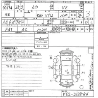 Nissan AD лот № 90174 оценка 3  с аукциона в Японии 10