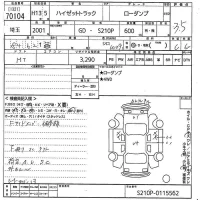 Daihatsu HIJET TRUCK лот № 70104 оценка 3.5  с аукциона в Японии 9