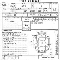 Subaru LUCRA лот № 90167 оценка 3.5  с аукциона в Японии 10