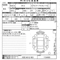 Honda CR-Z лот № 70206 оценка 4.5  с аукциона в Японии 10