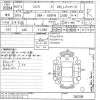 Mazda CX-5 лот № 20284 оценка R  с аукциона в Японии 6