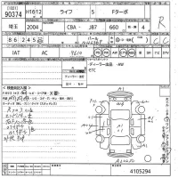 Honda LIFE лот № 90374 оценка R  с аукциона в Японии 10