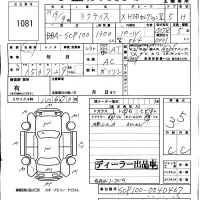 Toyota RACTIS лот № 1081 оценка 3.5  с аукциона в Японии 5