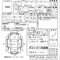Toyota RAV4 лот № 3005 оценка 3.5  с аукциона в Японии 5