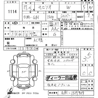 Honda MOBILIO лот № 1114 оценка 3.5  с аукциона в Японии 5