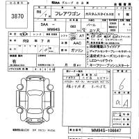 Mazda FLAIR WAGON лот № 3870 оценка 6  с аукциона в Японии 5