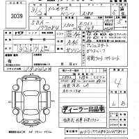 Mercedes-Benz A CLASS лот № 3039 оценка 4  с аукциона в Японии 5