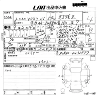 Toyota VOXY лот № 3098 оценка 4  с аукциона в Японии 5