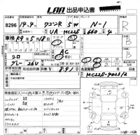 Suzuki WAGON R лот № 8296 оценка R  с аукциона в Японии 5