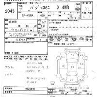 Mitsubishi PAJERO MINI лот № 2045 оценка R  с аукциона в Японии 7