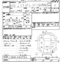 Daihatsu MIRA лот № 2100 оценка R  с аукциона в Японии 7