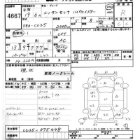 Nissan SERENA лот № 4667 оценка R  с аукциона в Японии 6