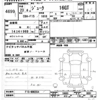 Nissan JUKE лот № 4699 оценка 3.5  с аукциона в Японии 6