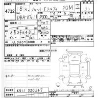 Nissan SYLPHY лот № 4732 оценка 3.5  с аукциона в Японии 6