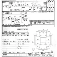 Toyota COROLLA FIELDER лот № 4727 оценка 3.5  с аукциона в Японии 6