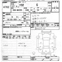 Suzuki SOLIO лот № 4762 оценка 3.5  с аукциона в Японии 6