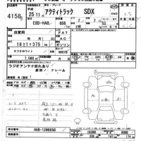 Honda ACTY TRUCK лот № 4158 оценка 3.5  с аукциона в Японии 6