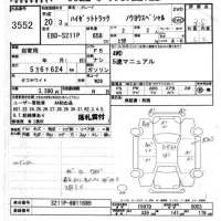 Daihatsu HIJET TRUCK лот № 3552 оценка 3.5  с аукциона в Японии 7