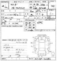 Mazda ATENZA SEDAN лот № 742 оценка RA  с аукциона в Японии 8