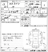 Mitsubishi EK WAGON лот № 2 оценка 3.5  с аукциона в Японии 8