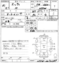 Nissan OTTI лот № 7 оценка 3  с аукциона в Японии 8
