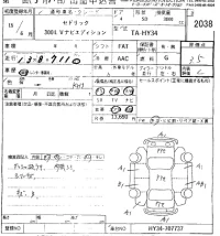 Nissan CEDRIC лот № 2038 оценка 3.5  с аукциона в Японии 8