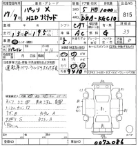 Toyota PASSO лот № 815 оценка 3.5  с аукциона в Японии 8