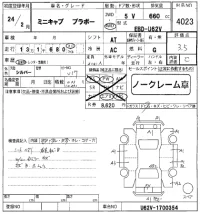 Mitsubishi MINICAB VAN лот № 4023 оценка 3.5  с аукциона в Японии 8