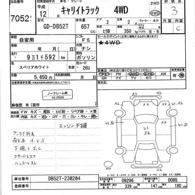 Suzuki CARRY TRUCK  с аукциона в Японии
