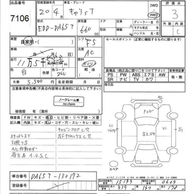 Suzuki CARRY TRUCK  с аукциона в Японии