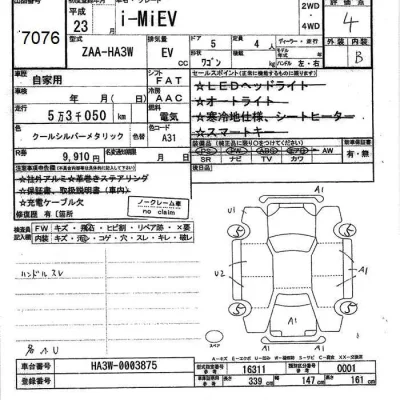 Mitsubishi I-MIEV  с аукциона в Японии