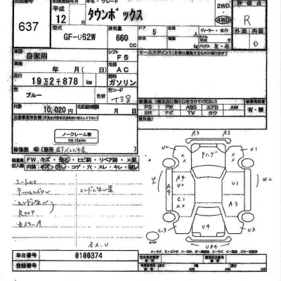 Mitsubishi TOWNBOX  с аукциона в Японии