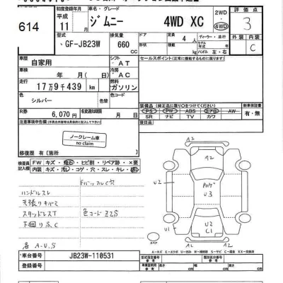 Suzuki JIMNY  с аукциона в Японии