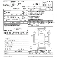 Subaru XV лот № 7056 оценка 3.5  с аукциона в Японии 3