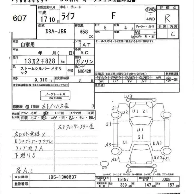 Honda LIFE  с аукциона в Японии