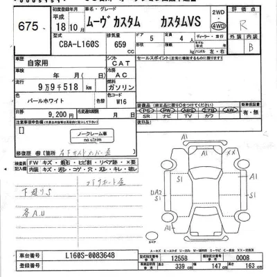 Daihatsu MOVE  с аукциона в Японии