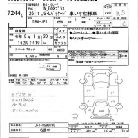 Honda N BOX PLUS лот № 7244 оценка 3.5  с аукциона в Японии 3