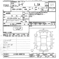 Daihatsu MOVE лот № 7252 оценка 3.5  с аукциона в Японии 3