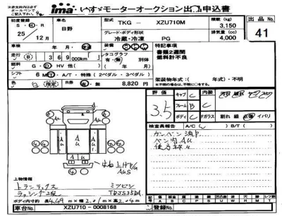 Hino DUTRO  с аукциона в Японии