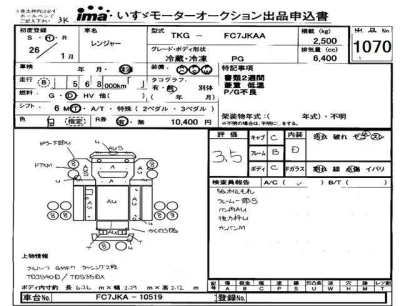 Hino RANGER  с аукциона в Японии