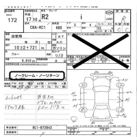 Subaru R2 лот № 172 оценка R  с аукциона в Японии 5
