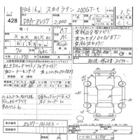 Nissan SKYLINE лот № 428 оценка 3.5  с аукциона в Японии 5