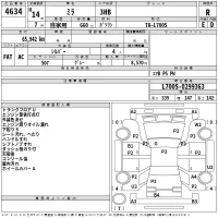 Daihatsu MIRA лот № 4634 оценка R  с аукциона в Японии 2