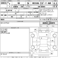 Lexus NX лот № 10031 оценка 4.5  с аукциона в Японии 2