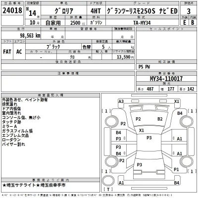 Nissan GLORIA  с аукциона в Японии