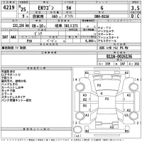 Mitsubishi EK WAGON лот № 4219 оценка 3.5  с аукциона в Японии 2