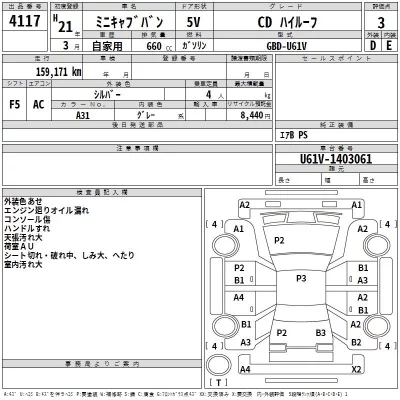 Mitsubishi MINICAB VAN  с аукциона в Японии