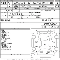 Daihatsu MOVE CANBUS лот № 3014 оценка R  с аукциона в Японии 2